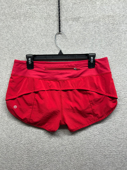 Lululemon Speed Up Short 2.5" Size 8 Dark Red