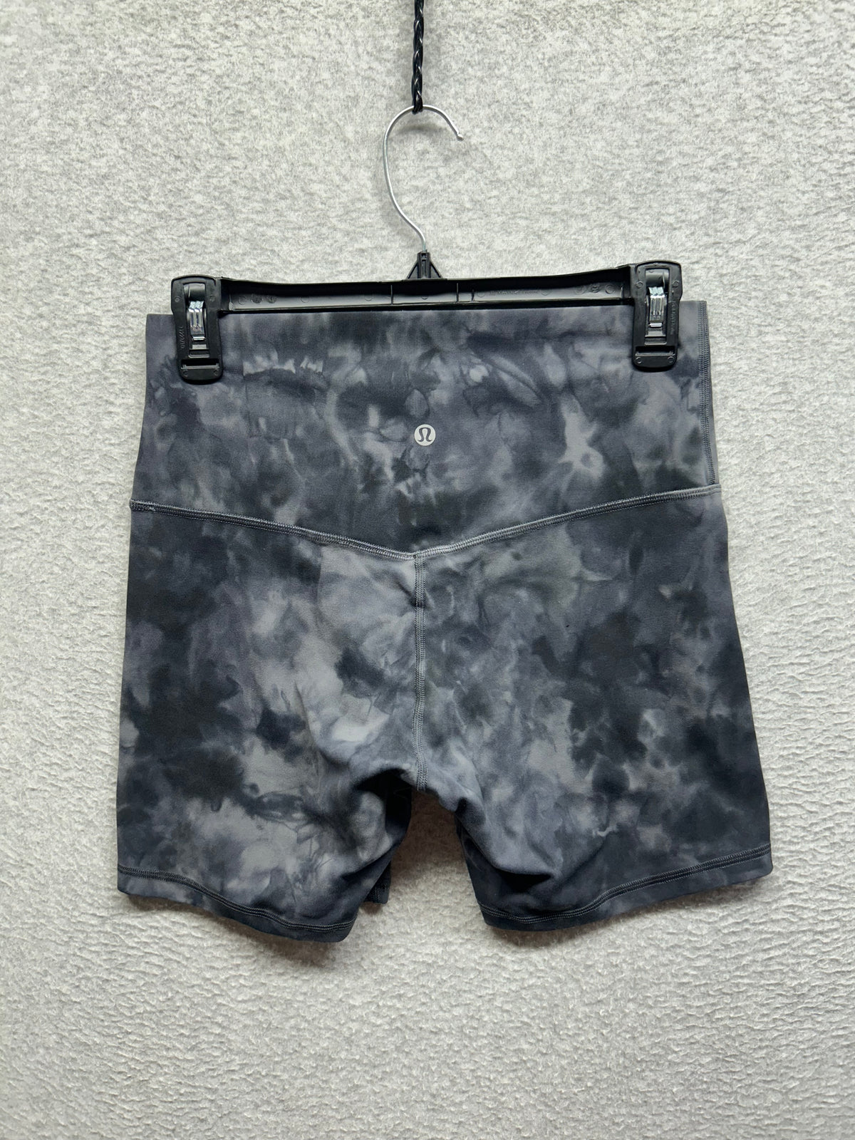 Lululemon Align High-Rise Short 6" Size 8 Diamond Dye Pitch Grey Graphite Grey