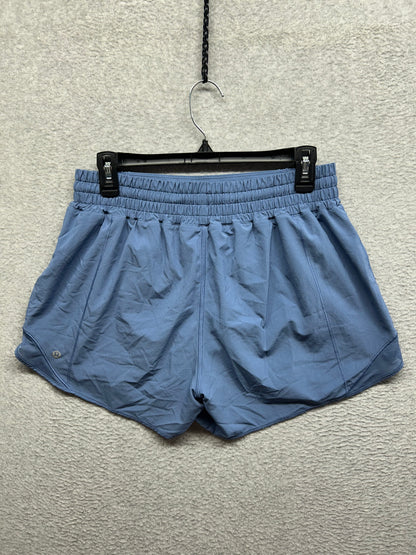 Lululemon Hotty Hot High-Rise Lined Short 4" Size 10 Blue Willow