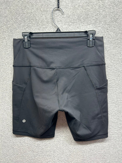 Lululemon Wunder Train High-Rise Short with Pockets 8" Size 12 Black