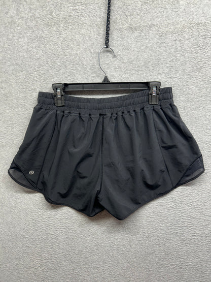 Lululemon Hotty Hot Short II Long 4" Size 12 Black