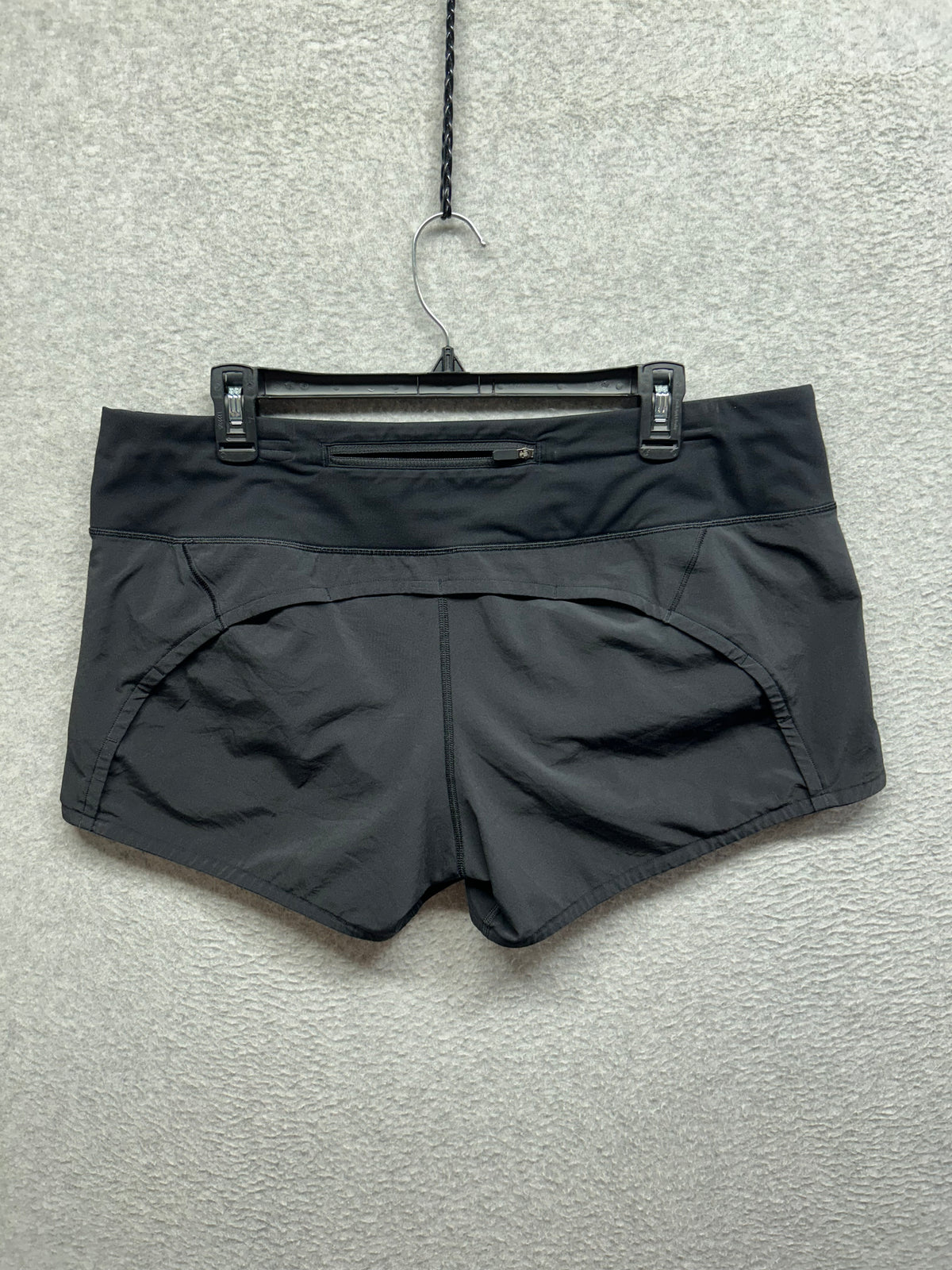 Lululemon Run Times Short II 4" Size 12 Black