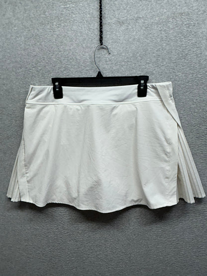 Lululemon Peek Pleat High-Rise Tennis Skirt Size 12 White