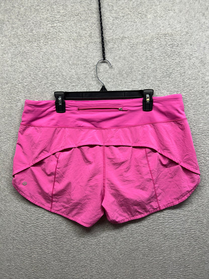 Lululemon Speed Up Mid-Rise Short 4" Size 14 Sonic Pink