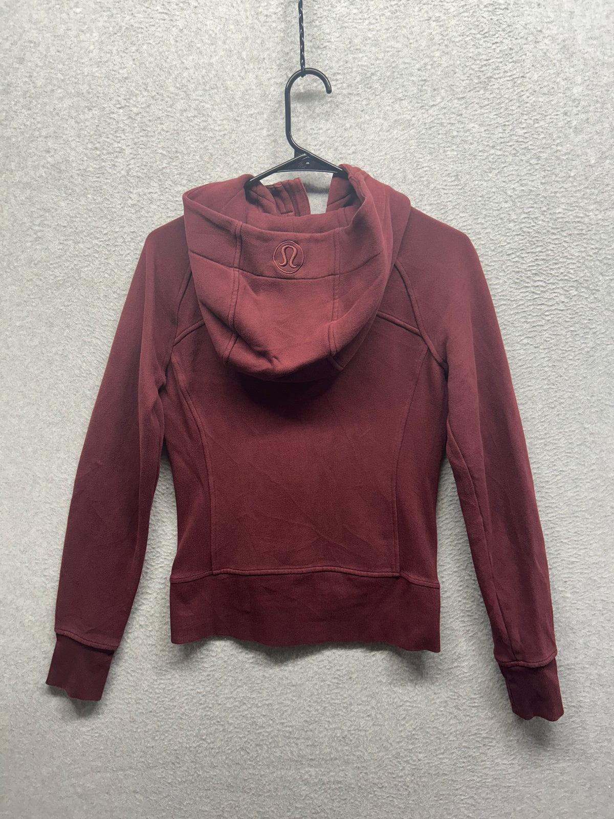 Lululemon Scuba Hoodie Light Cotton Fleece Size 4 Dark Adobe
