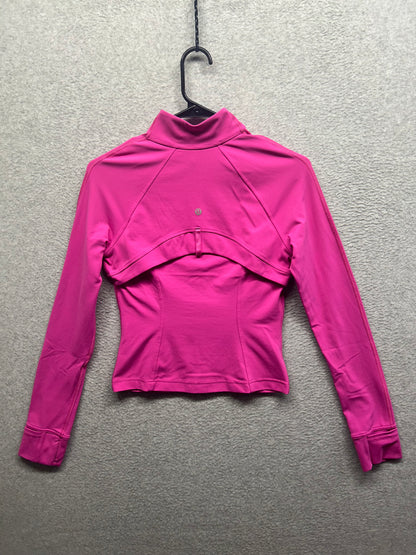 Lululemon Nulu Cropped Define Jacket Size 6 Sonic Pink