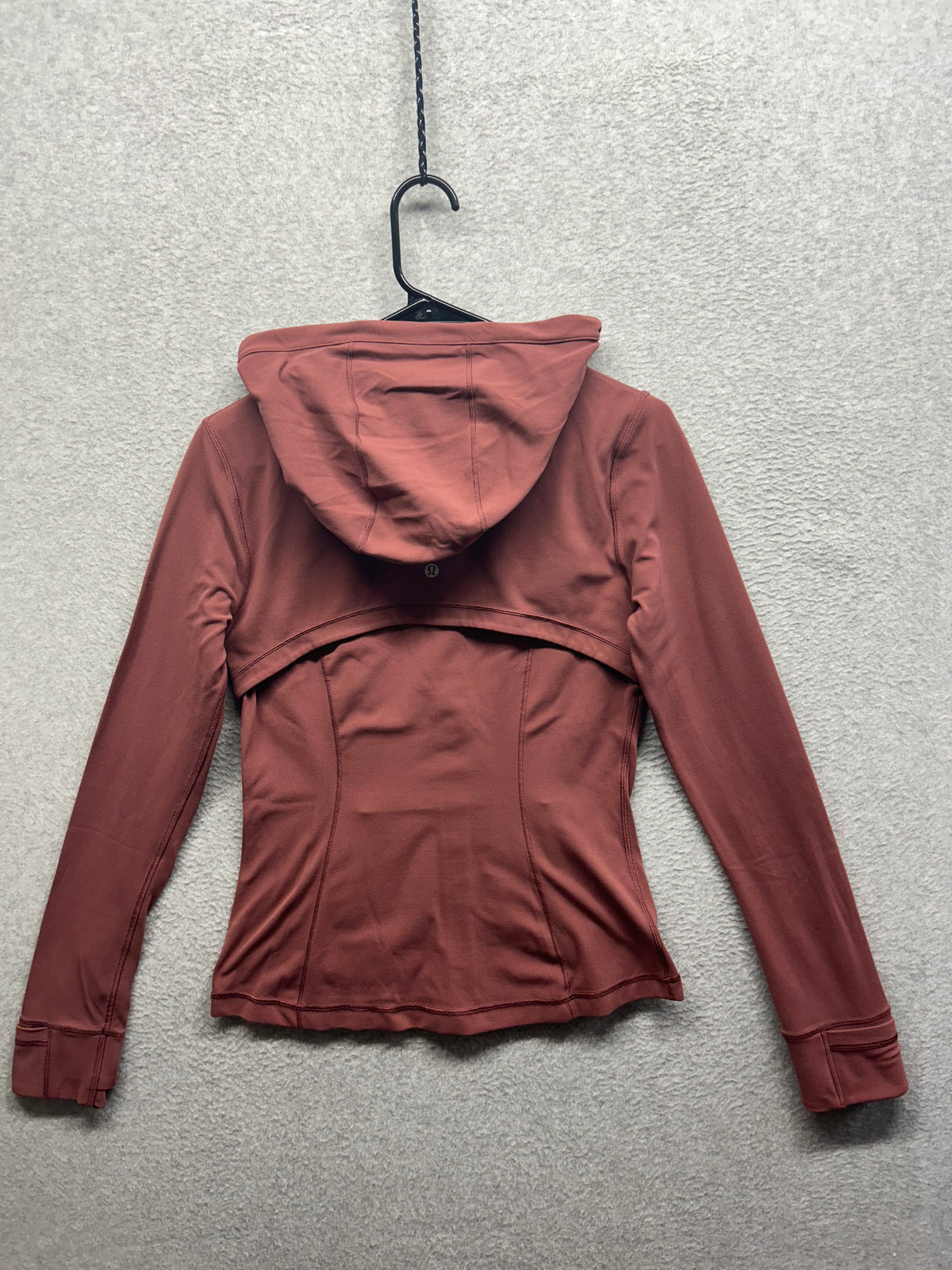 Lululemon Hooded Define Jacket Nulu Size 8 Smoky Red