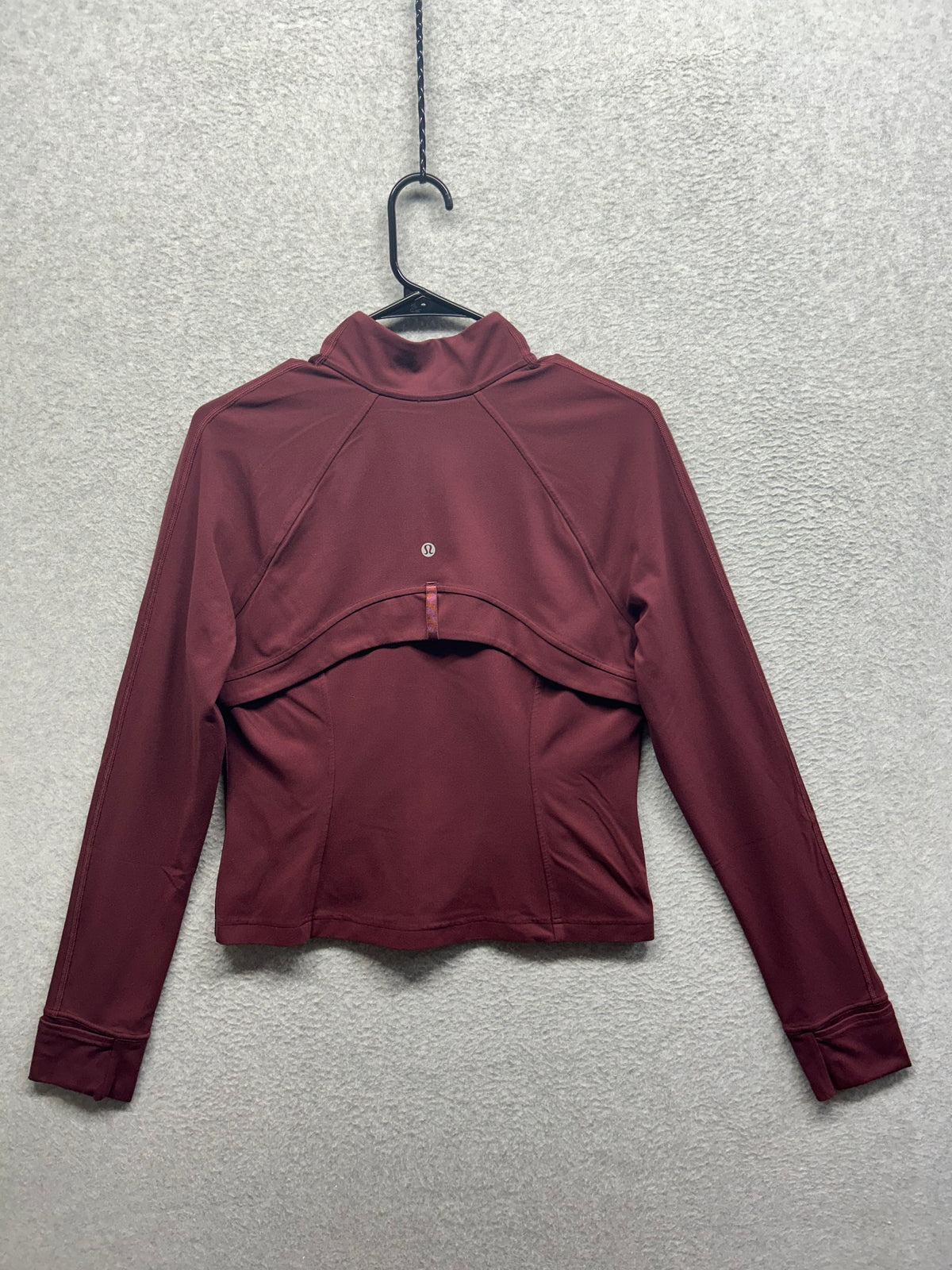 Lululemon Nulu Cropped Define Jacket Size 12 Red Merlot