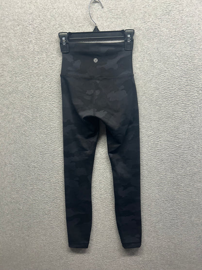 Lululemon Wunder Train High-Rise Tight 25" Size 0 Heritage 365 Camo Deep Coal Multi