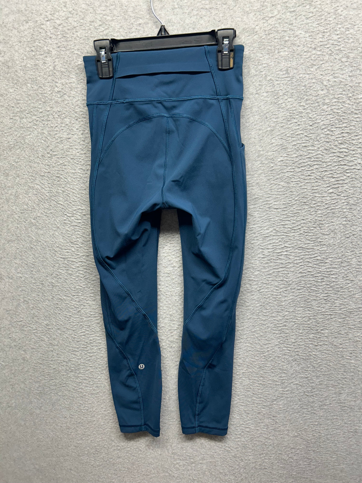 Lululemon Time To Sweat Crop 23" Size 2 Night Diver