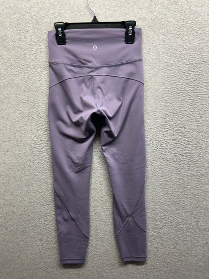 Lululemon In Movement Tight 25" Everlux Size 4 Purple Quartz