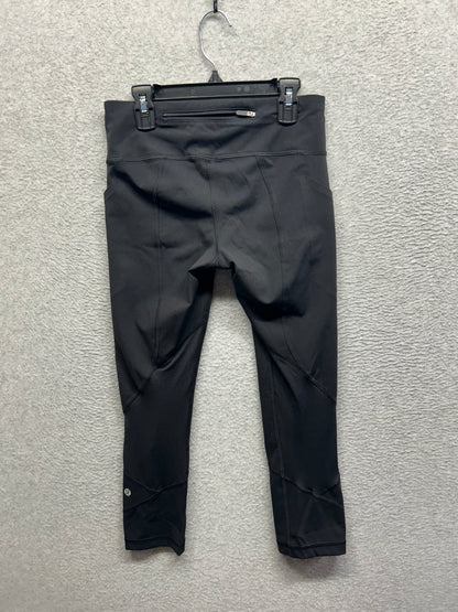 Lululemon Pace Rival Crop Full-On Luxtreme 22" Size 4 Black