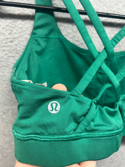 Lululemon Energy Bra Size 6 Very Green
