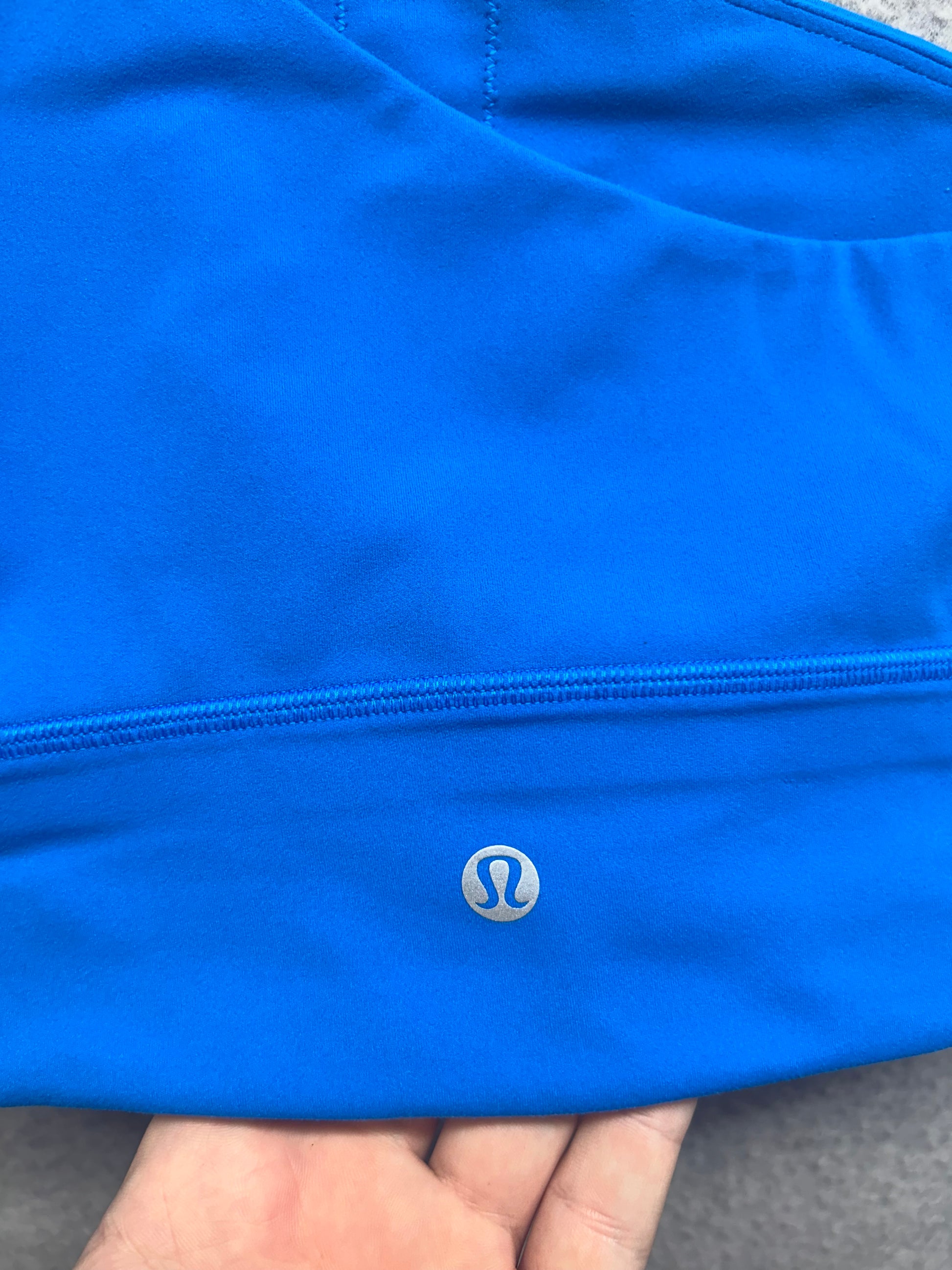 Lululemon Align Asymmetrical Bra Light Support, C/D Cup Size 8 Poolside