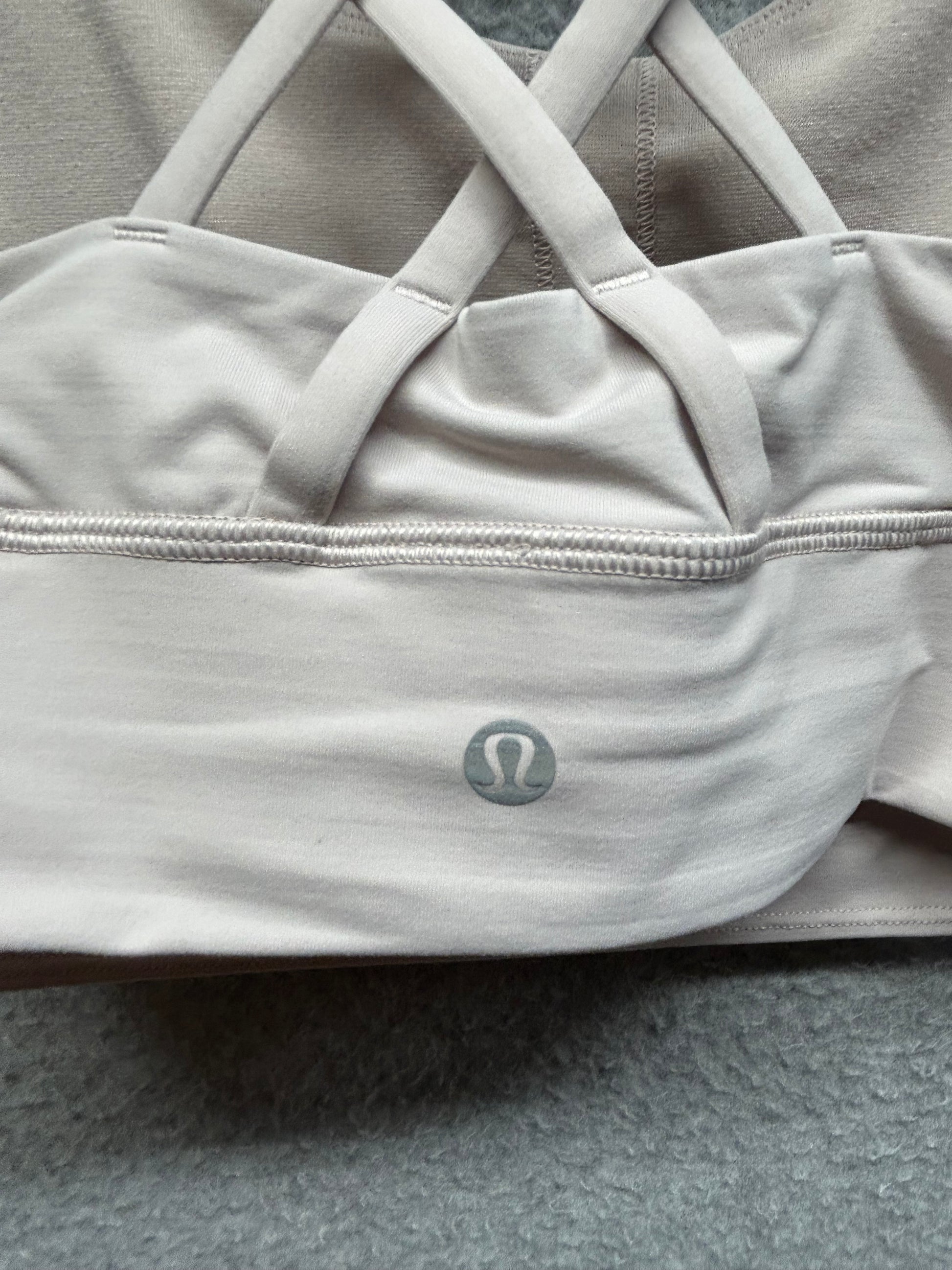 Lululemon Energy Longline Bra Medium Support, B–D Cups Size 8 Flush Pink