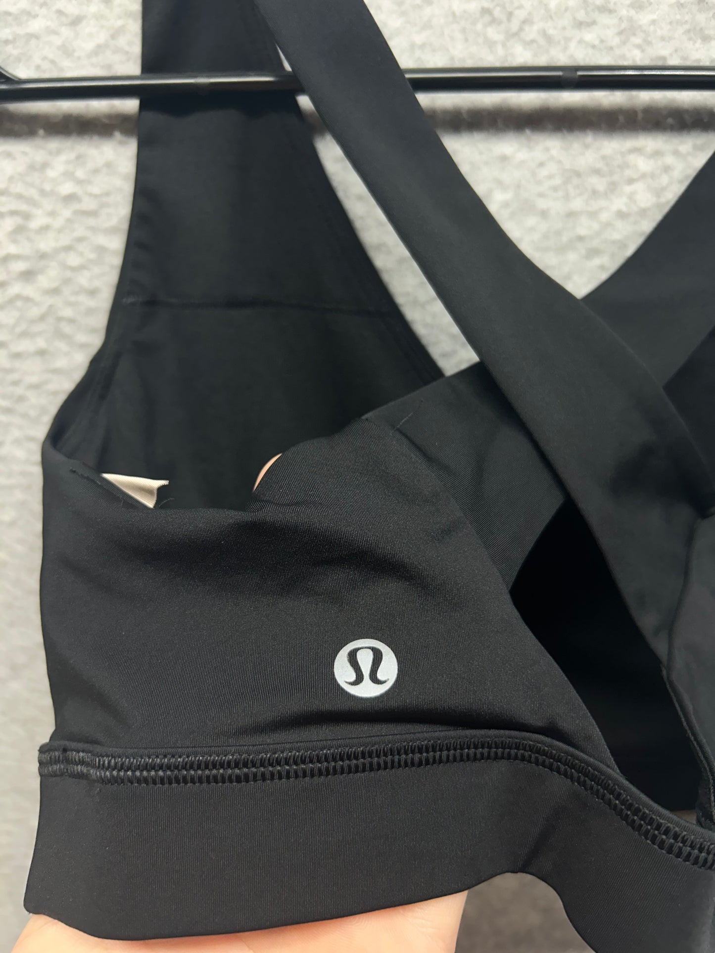 Lululemon Envital Bra Medium Support B/C Cup Size 8 Black