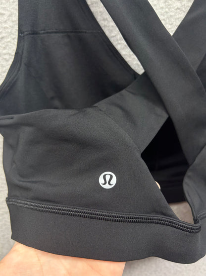 Lululemon In Alignment Bra Light Support, D–G Cups Size 10 Black