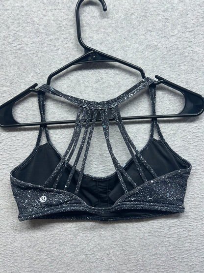 Lululemon Lighten Up Bra Size 10 Black