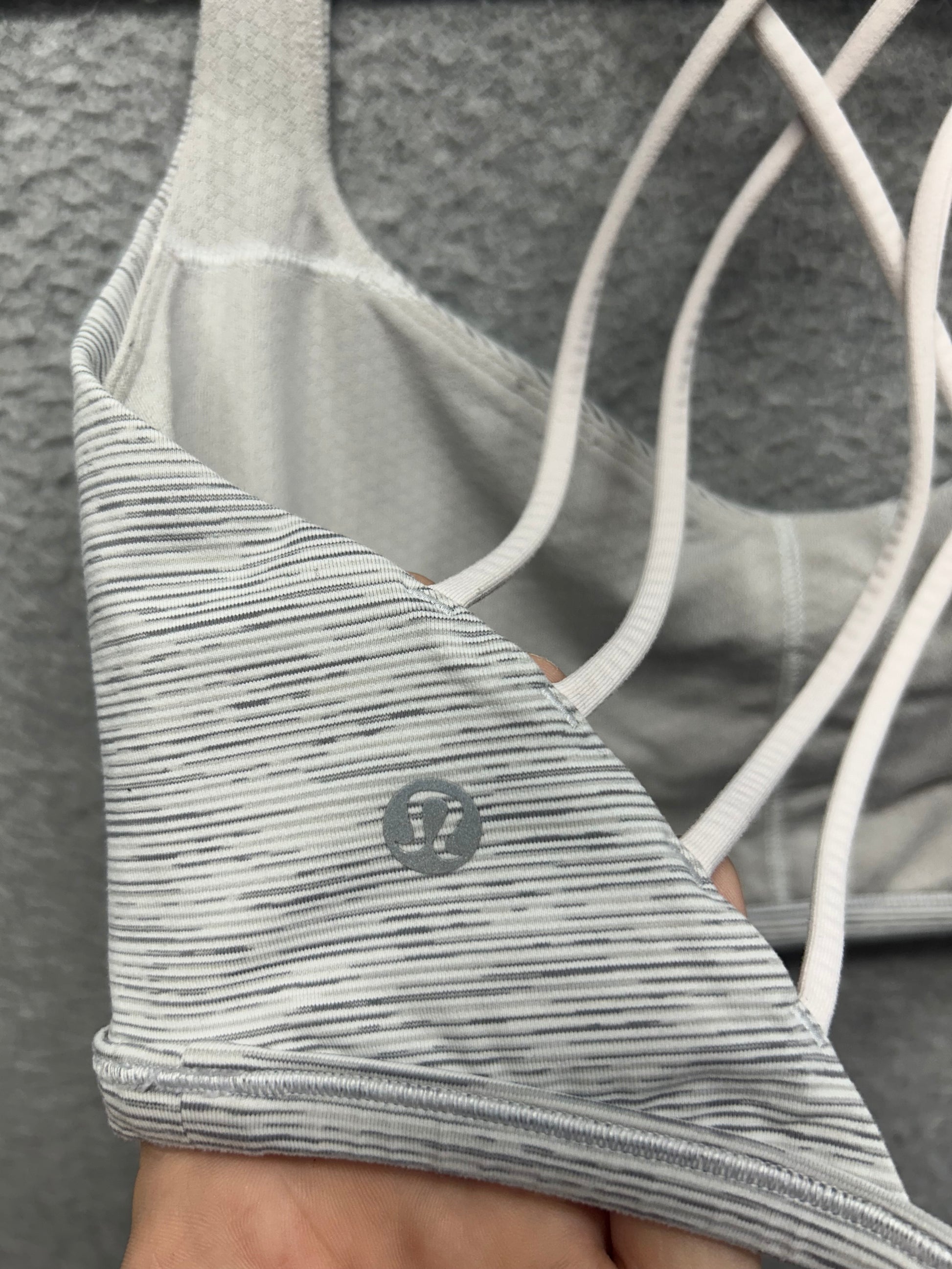 Lululemon Free to Be Bra Size 10 Wild Light Support, A/B Cup - Wee Are From Space Nimbus Battleship / Pink Mist