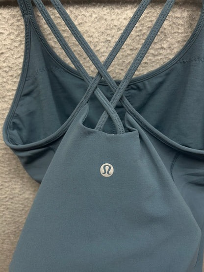 Lululemon Free To Be Tank Nulu Size 8 Slate Blue