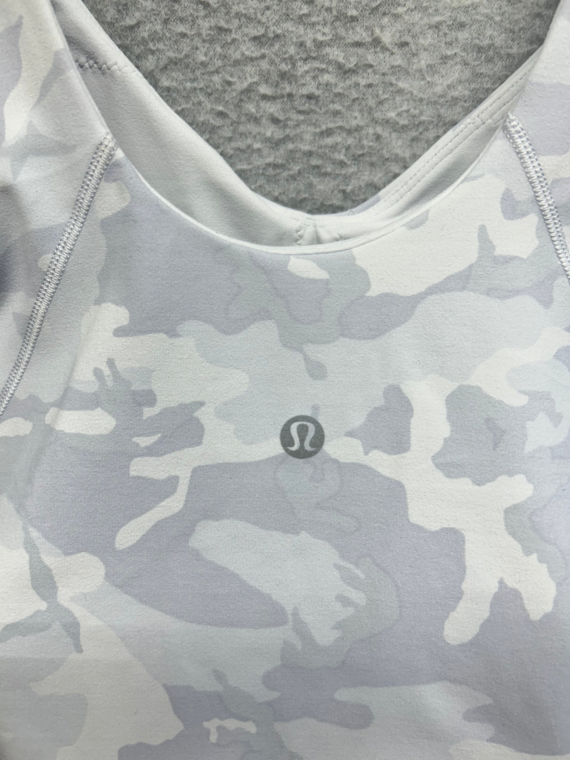 Lululemon Align Tank Size 10 Incognito Camo Alpine White Multi