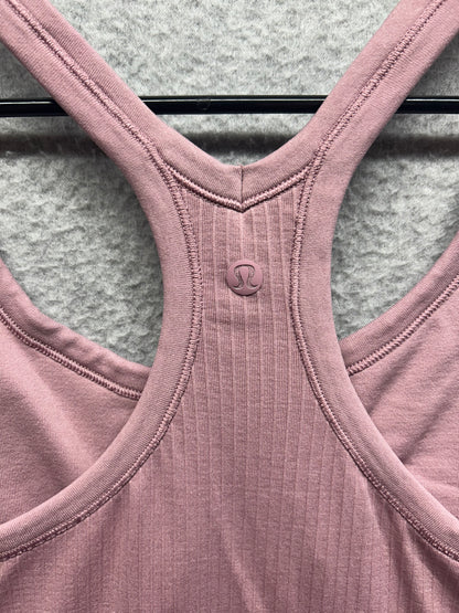 Lululemon Ebb To Street Tank Light Support For B/C Cup Size 10 Violet Verbena