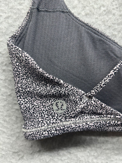 Lululemon Free To Be Zen Bra Size 4 Sea Spray Alpine White Dark Chrome