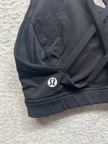 Lululemon Free To Be Serene Bra Size 4 Black