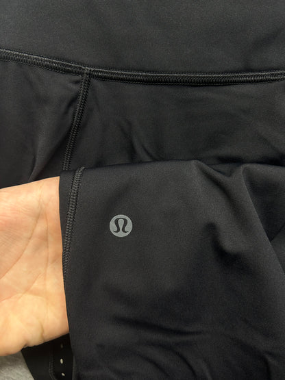 Lululemon Fast and Free High-Rise Tight 25" Pockets Size 10 Black