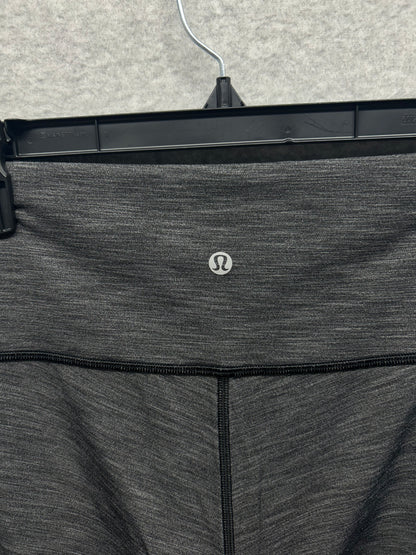 Lululemon Wunder Under High-Rise Tight 28" Brushed Full-On Luxtreme Size 10 Heathered Black