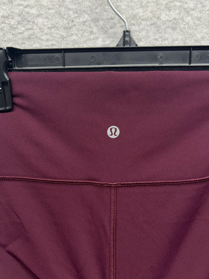 Lululemon Wunder Under Crop (Hi-Rise) (Full-On Luxtreme 21") Size 10 Dark Adobe
