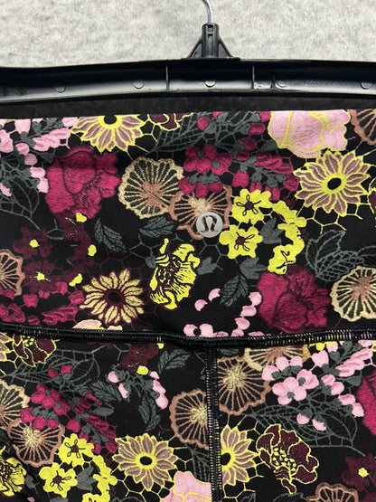 Lululemon Wunder Under Hi-Rise Tight 28" Size 12 Fluorolace Multi
