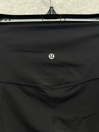 Lululemon Align Scalloped Hem High-Rise Crop 23" Size 14 Black
