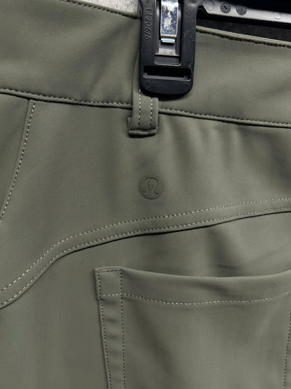 Lululemon City Sleek Slim-Fit 5 Pocket High-Rise Pant Size 32 Grey Sage