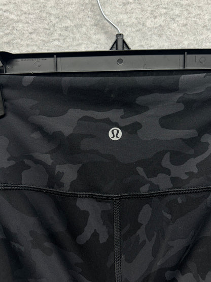 Lululemon Wunder Train High-Rise Crop 21" Size 6 Heritage 365 Camo Deep Coal Multi