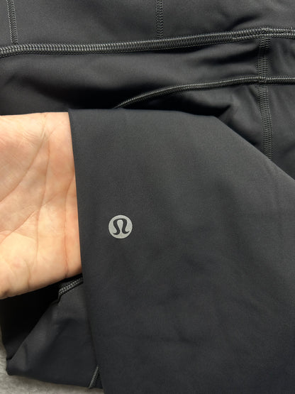 Lululemon Fast and Free High-Rise Crop II 23" Non-Reflective Size 8 Graphite Grey