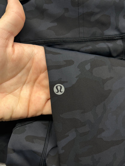 Lululemon Fast and Free Tight II 25" Non-Reflective Nulux Size 8 Heritage 365 Camo Deep Coal Multi