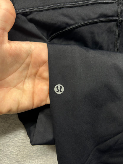 Lululemon Fast and Free Tight II 25" Non-Reflective Nulux Size 8 Black