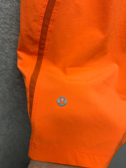 Lululemon Pace Breaker Lined Short 7" Size XL Orange
