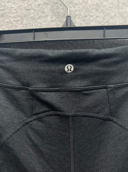 Lululemon Soft Sueded Split-Hem High-Rise Mini-Flare Pant Regular Size 6 Black / Black