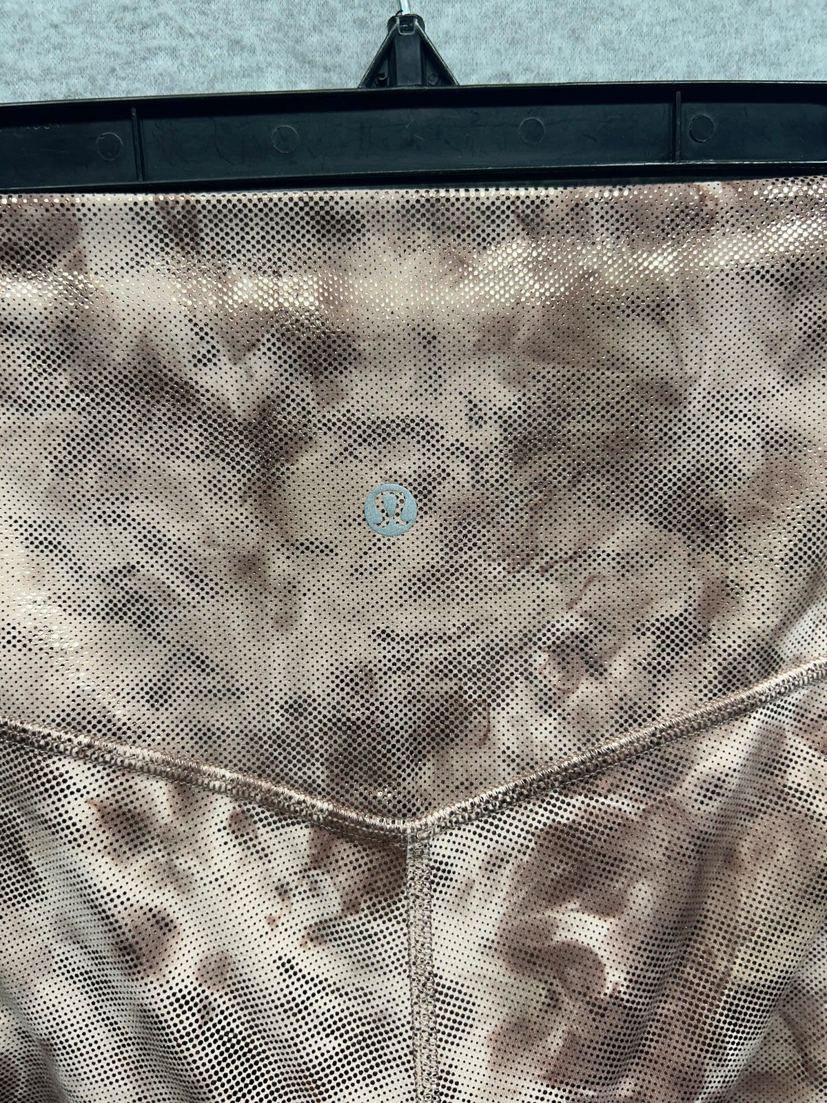 Lululemon Align High-Rise Pant 25" Shine Size 6 Diamond Dye Misty Shell Cacao Diffuse Dot Foil