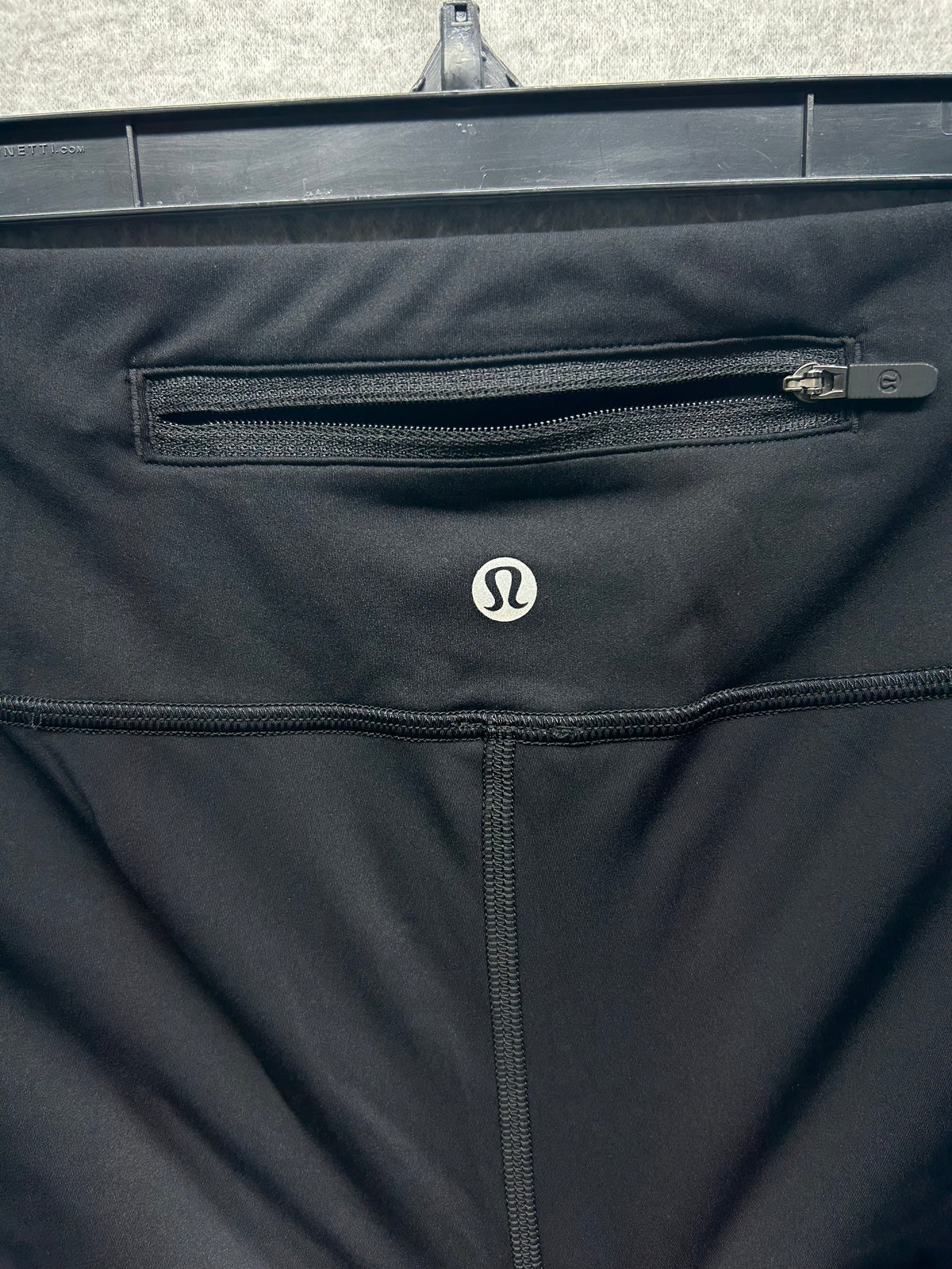 Lululemon Speed Wunder Tight 28" Speckle Shine Size 6 Black / Deep Coal / Silver