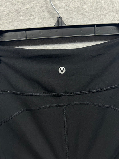 Lululemon Groove High-Rise Nulu Flared Pant Short Size 6 Black