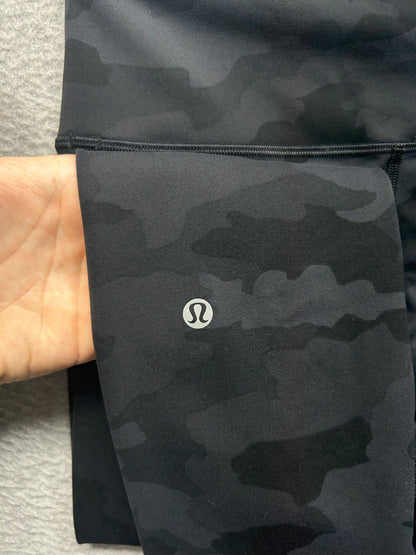 Lululemon Wunder Train High-Rise Tight 25" Size 6 Heritage 365 Camo Deep Coal Multi