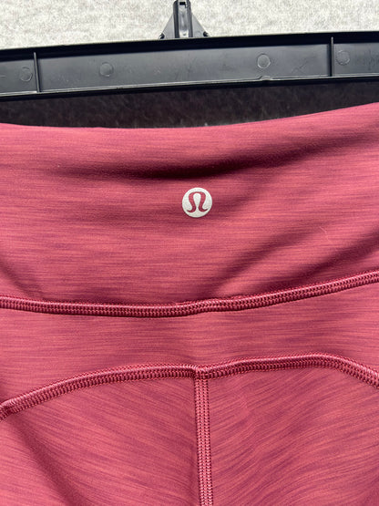 Lululemon Invigorate High-Rise Tight 25" Size 6 Heathered Mulled Wine