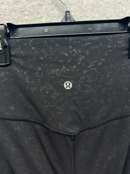 Lululemon Align Pant 25" Size 4 Speckle Emboss Black