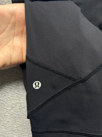 Lululemon Pace Rival Crop Full-On Luxtreme 22" Size 4 Black