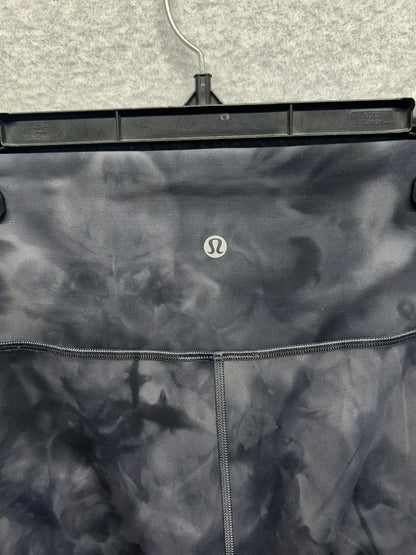 Lululemon Wunder Train High-Rise Tight 25" Size 10 Diamond Dye Pitch Grey Graphite Grey