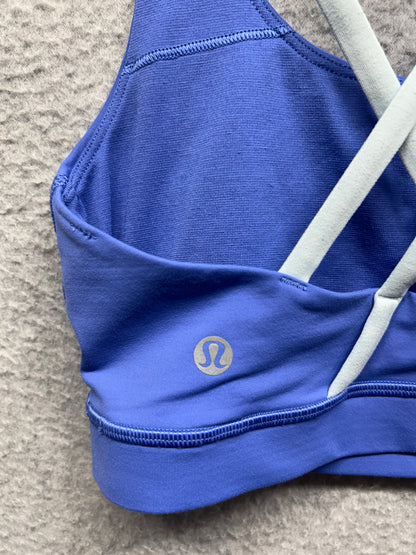 Lululemon Energy Bra Size 6 Hydrangea Blue