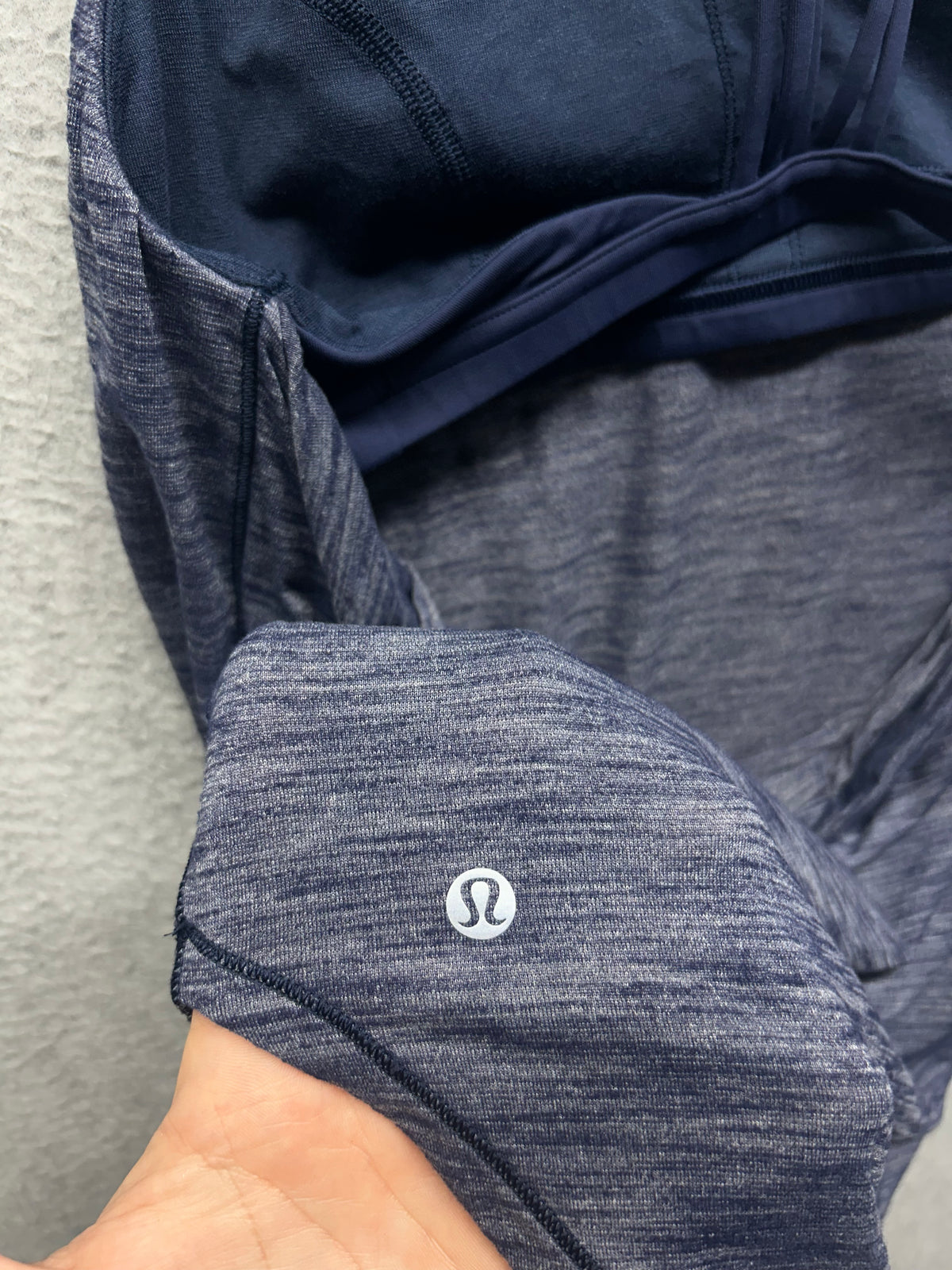 Lululemon Raise The Barre Tank Size 8 Heathered Deep Navy